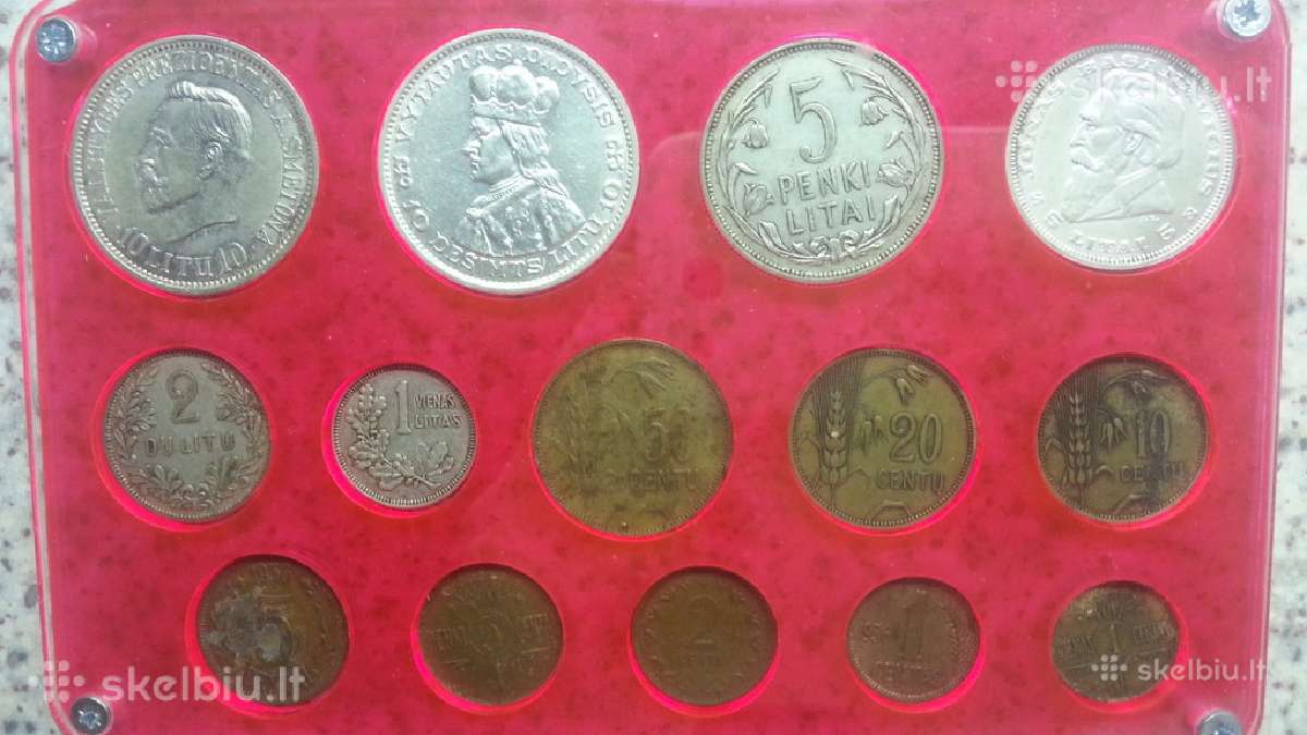 Siulau iidėkliuka Lietuvos monetoms kaina 25 euru - nuotraukos Nr. 2