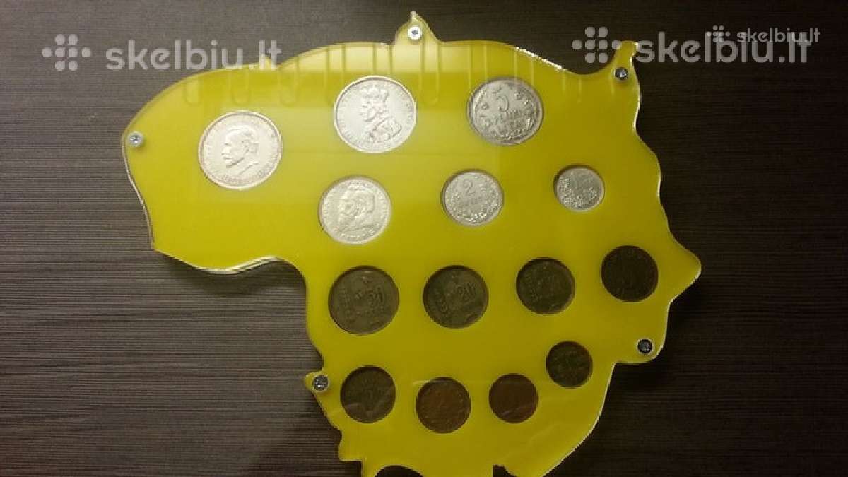 Visu Lietuvos apivartinių monetų įdėklai kaina 75 - nuotraukos Nr. 3