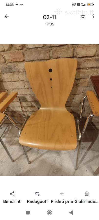Parduodamos Thonet 4 kėdės - nuotraukos Nr. 2