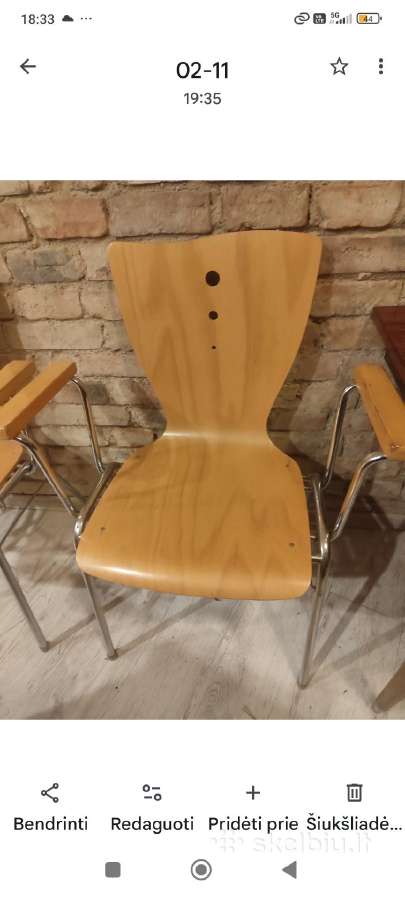 Parduodamos Thonet 4 kėdės - nuotraukos Nr. 3