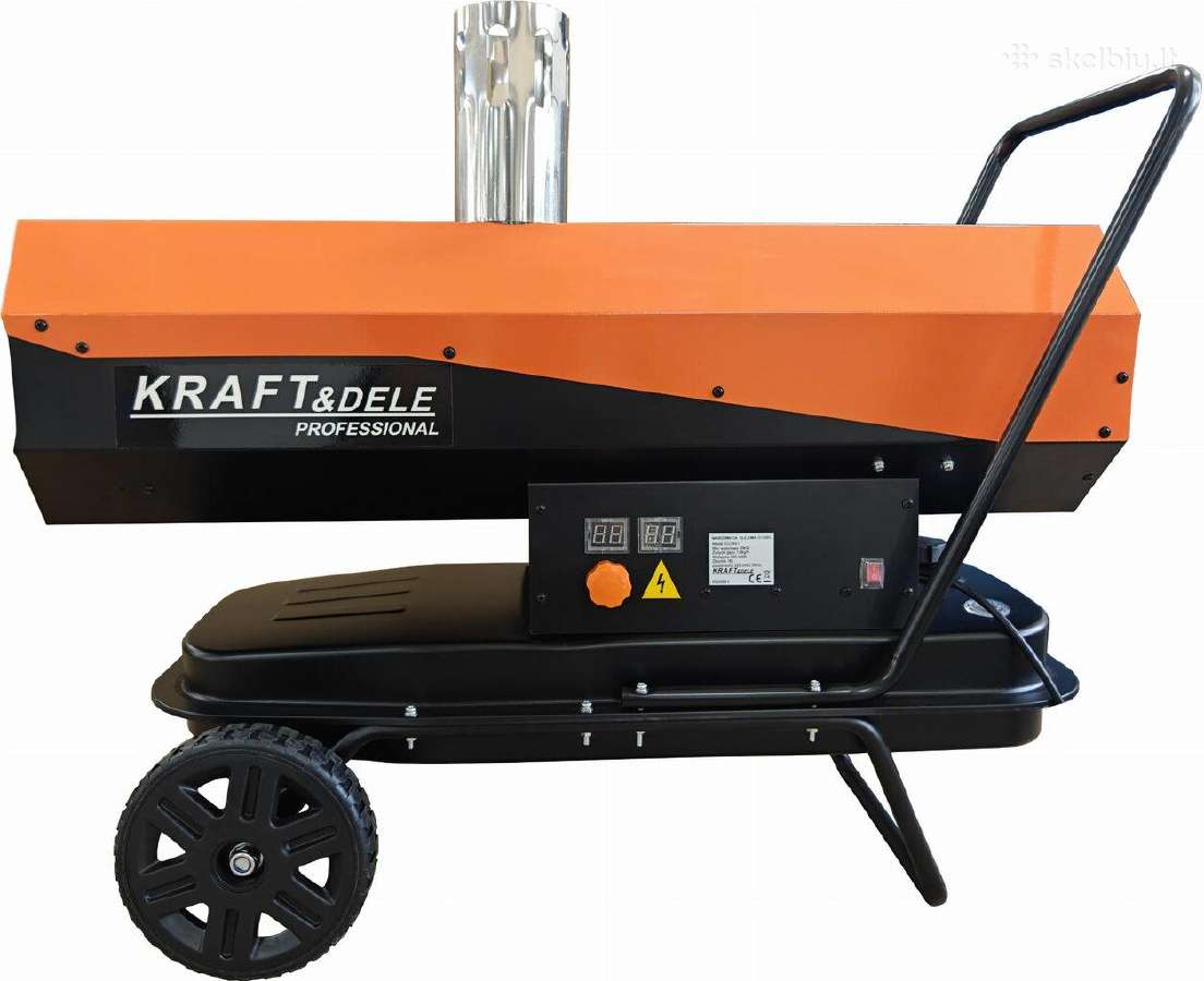 Kraftdele dyzelinis šildytuvas 30kw (su kaminu) - nuotraukos Nr. 4