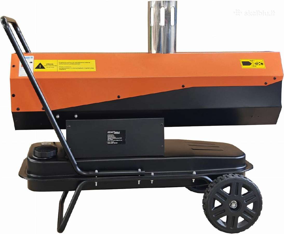 Kraftdele dyzelinis šildytuvas 30kw (su kaminu) - nuotraukos Nr. 5
