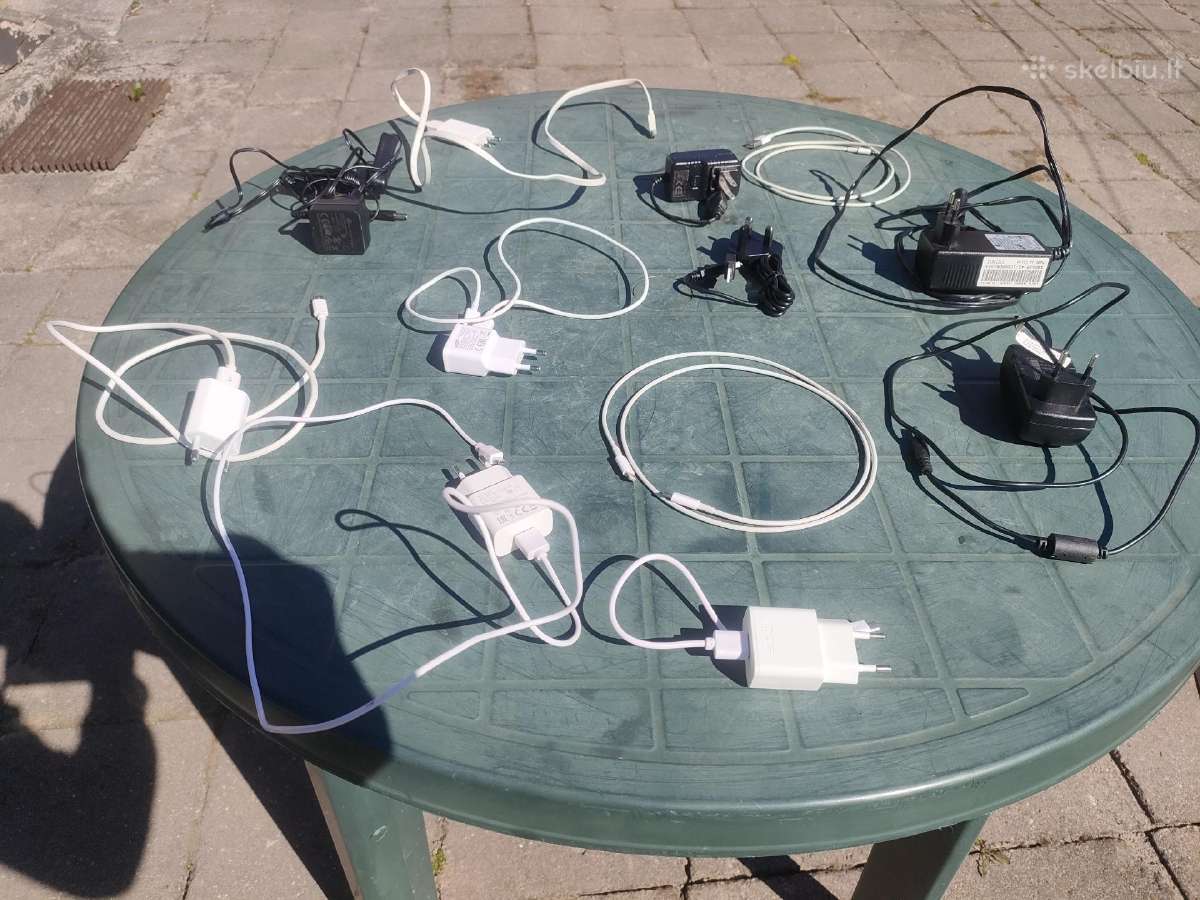Įvairūs pakrovėjai samsung, iPhone micro usb į usb