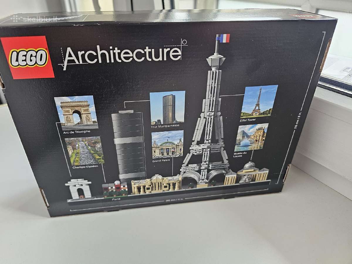Lego 21044 Architecture Paris, naujas sealed