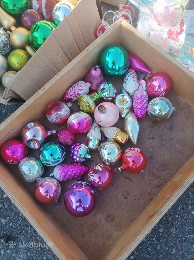 Kalėdiniai eglutės žaisliukai. Mix. Už viską 50€. - nuotraukos Nr. 2