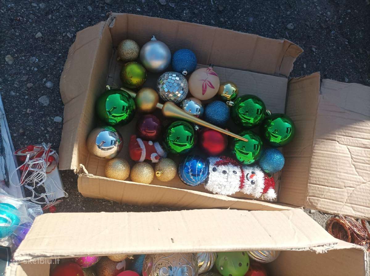 Kalėdiniai eglutės žaisliukai. Mix. Už viską 50€. - nuotraukos Nr. 3