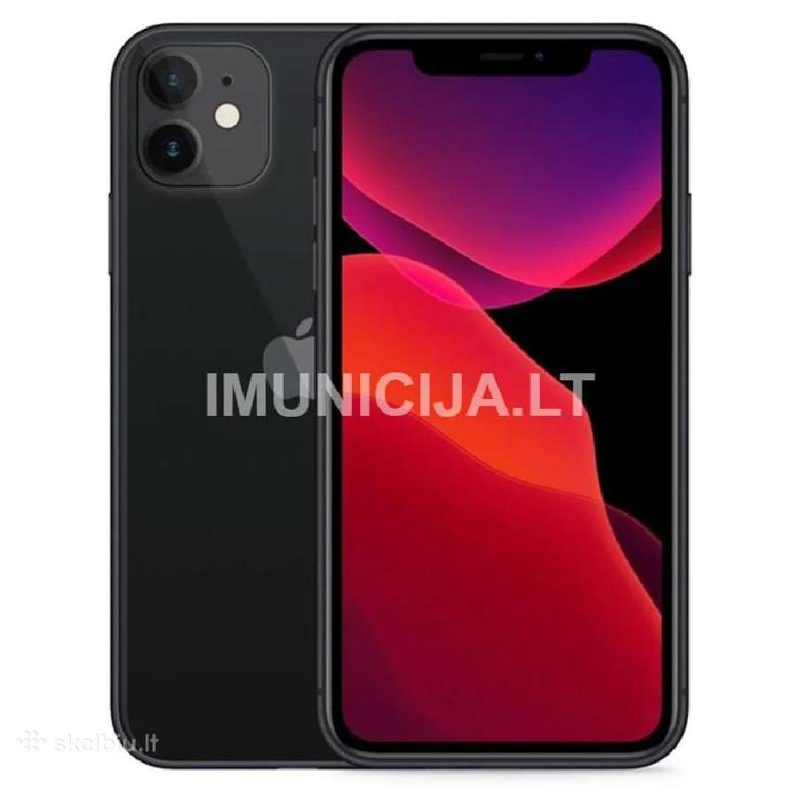 iPhone 11 64gb + 3 mėn. garantija
