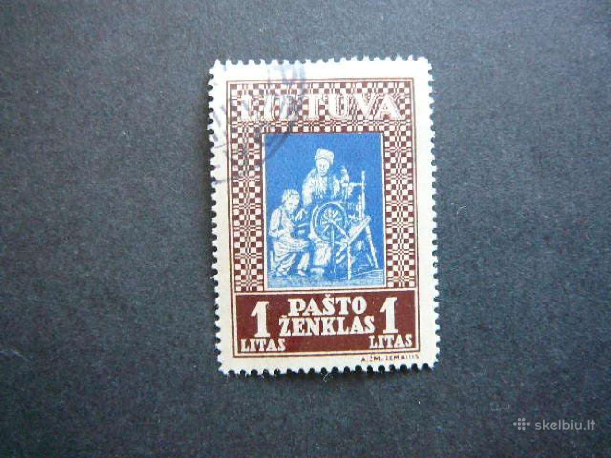 Lietuva 1933 Septyndieniai antsp. lit370aa