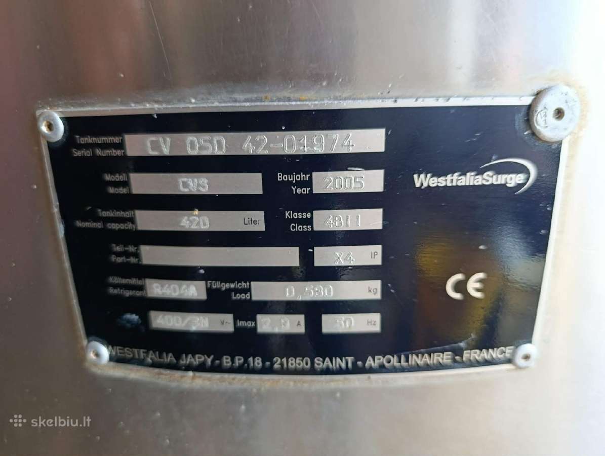 Šaldytuvas Westfalia Surge 420l - nuotraukos Nr. 3