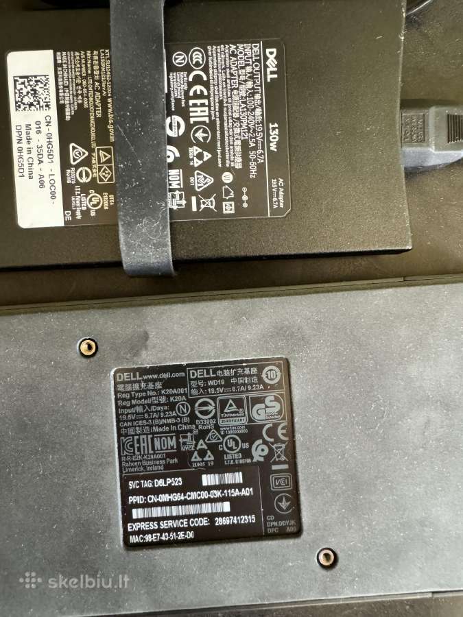 Dell Docking Station Wd19 130w - nuotraukos Nr. 3
