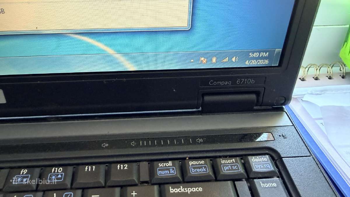 Hp Compaq 6710b nešiojamas kompiuteris - nuotraukos Nr. 7
