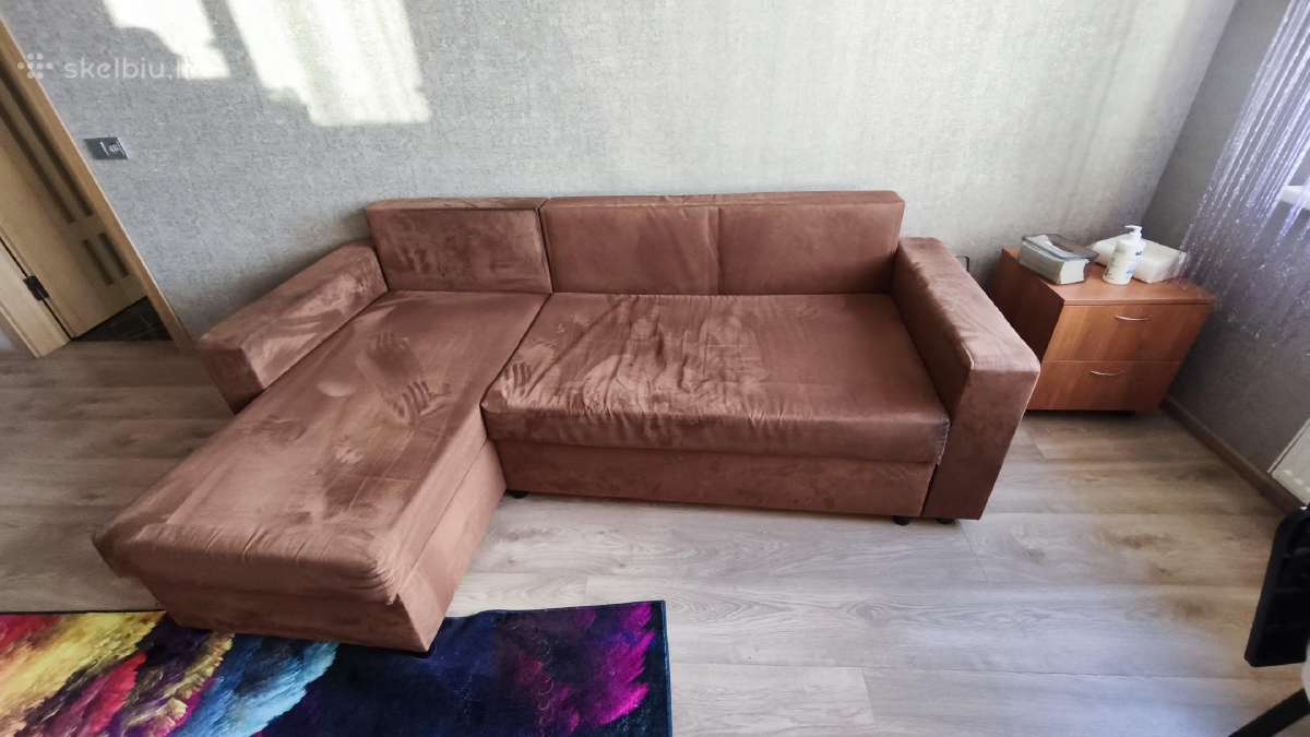 Miegama sofa lova kampas su pagalvėmis - nuotraukos Nr. 2