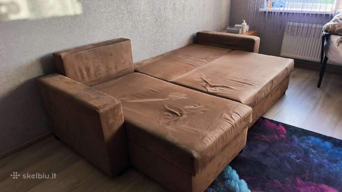 Miegama sofa lova kampas su pagalvėmis - nuotraukos Nr. 5
