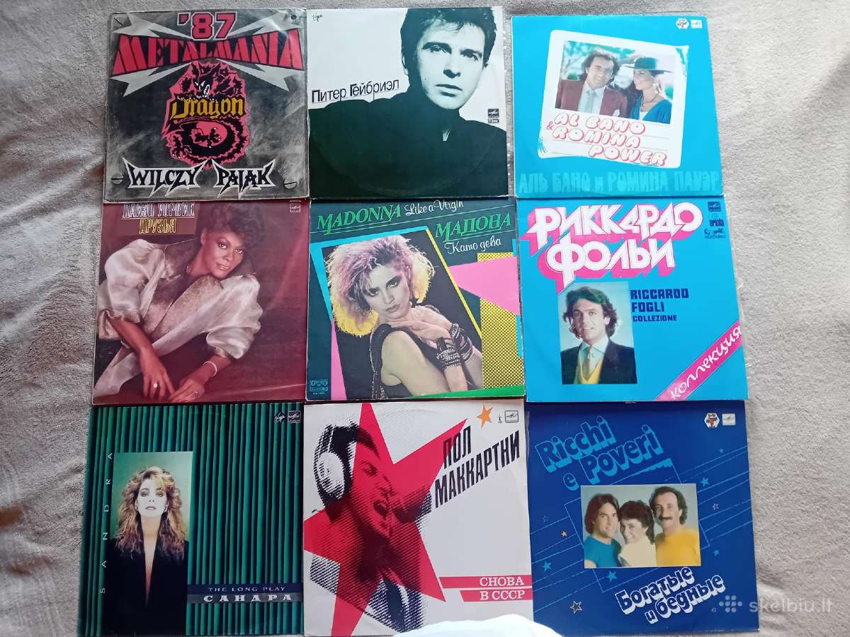 Vinilinės plokštelės - nuotraukos Nr. 4