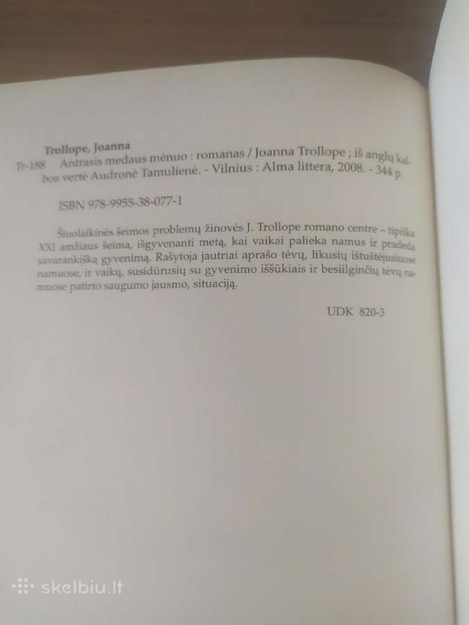 Joanna Trollope "Antrasis medaus mėnuo" - nuotraukos Nr. 5