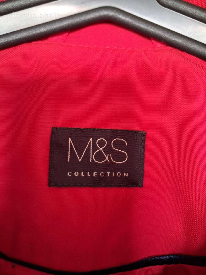 Marks & Spencer raudonas moteriškas puspaltis - nuotraukos Nr. 8