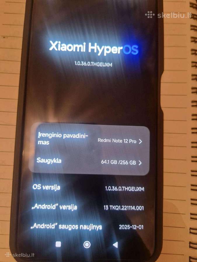 Xiaomi Redmi Note 12 Pro 8gb/256gb 100e - nuotraukos Nr. 3