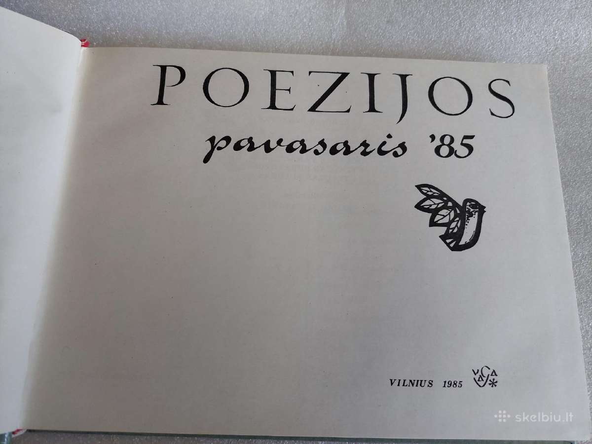 Poezijos pavasaris '85 - nuotraukos Nr. 2
