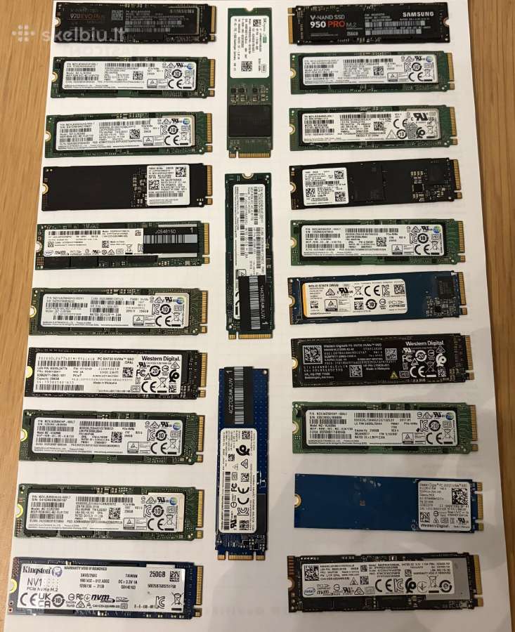 256gb Nvme SSD diskai