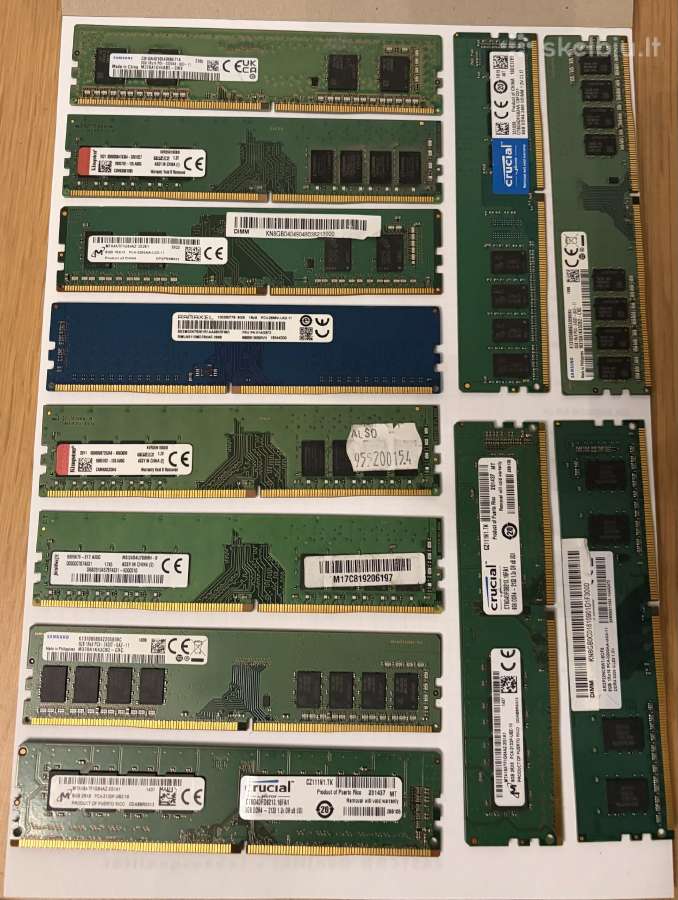 2x8gb Ddr4 RAM 16gb Dimm stacionariam pc