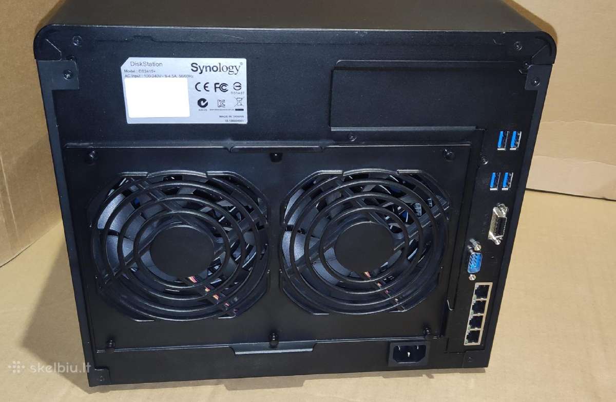 Synology Ds2415+ 12 diskų, 16gb RAM, Dsm 7.4 - nuotraukos Nr. 2