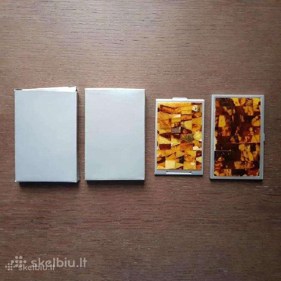 Veidrodelis ir vizitine su naturaliu gintaru - nuotraukos Nr. 18