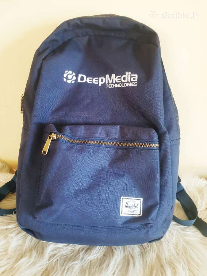 Herschel kuprinė tamsiai mėlyna – labai gera būklė