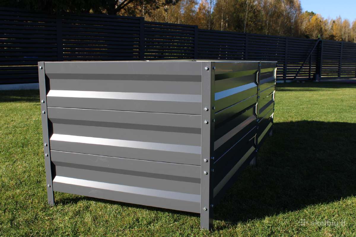 Pakeltos lysvės 60 cm aukščio iš metalinės skardos - nuotraukos Nr. 3