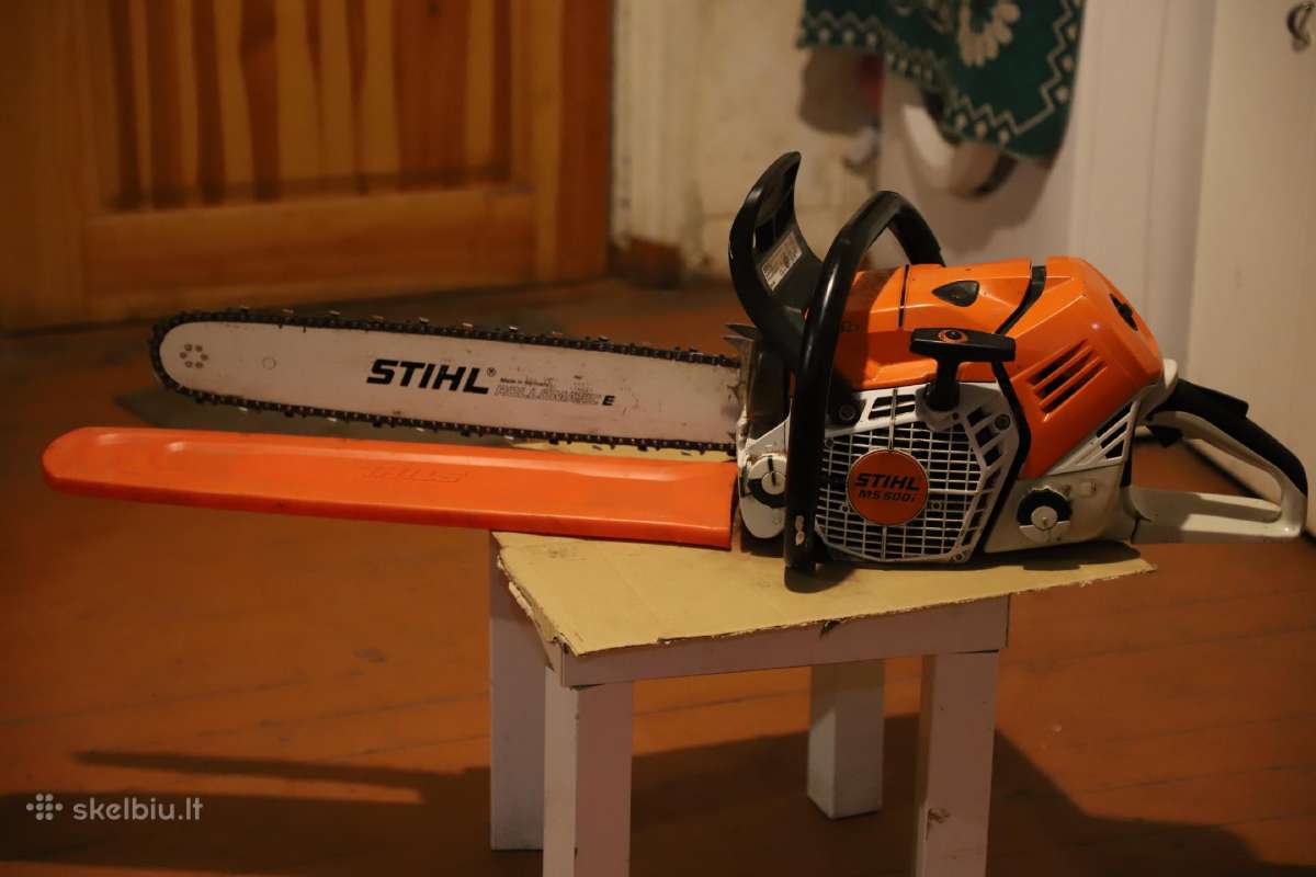 Stihl Ms 500i pjūklas 5kw galios