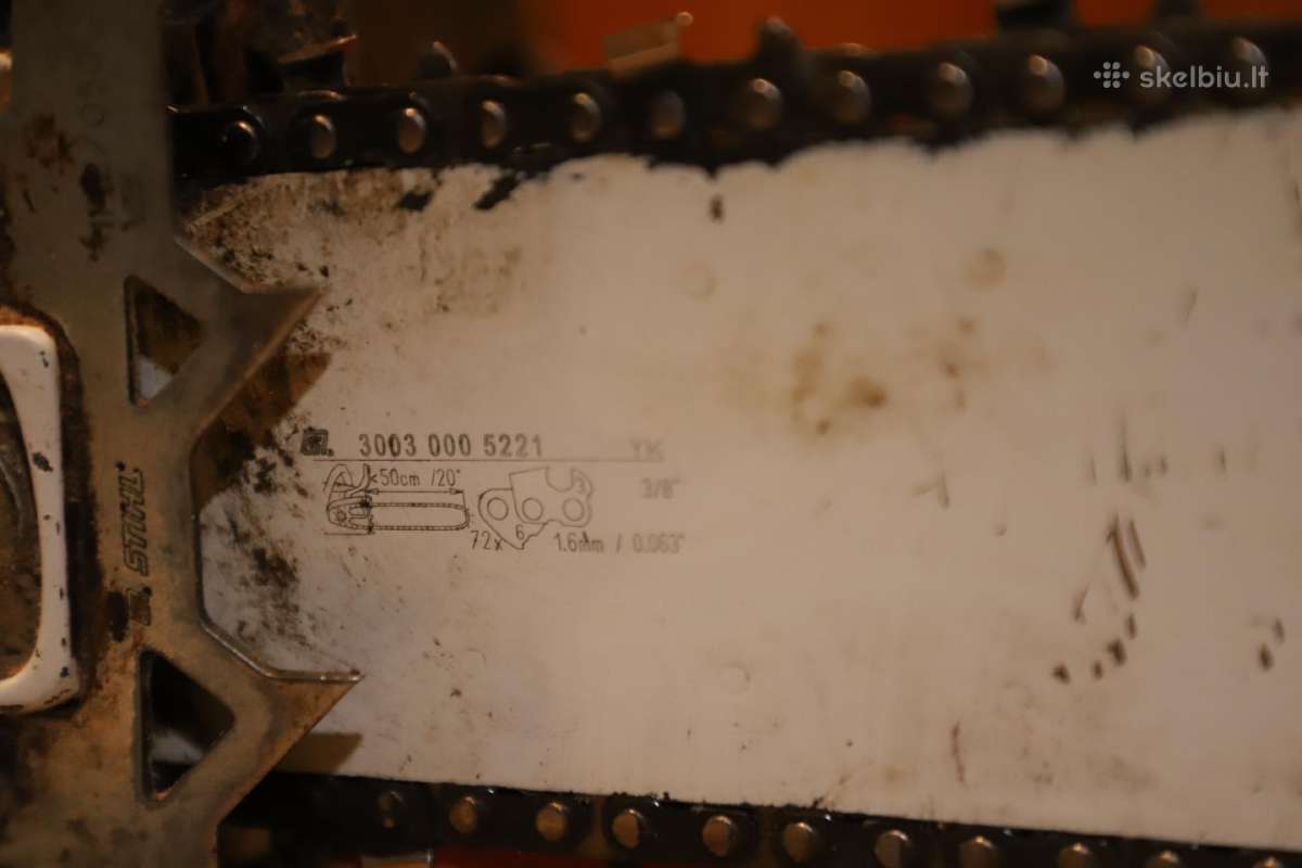 Stihl Ms 500i pjūklas 5kw galios - nuotraukos Nr. 3