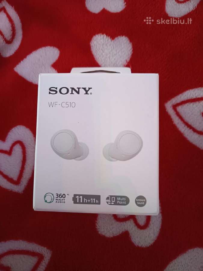 Sony Wf-c510, naujos, nenaudotos, su pilna komplek