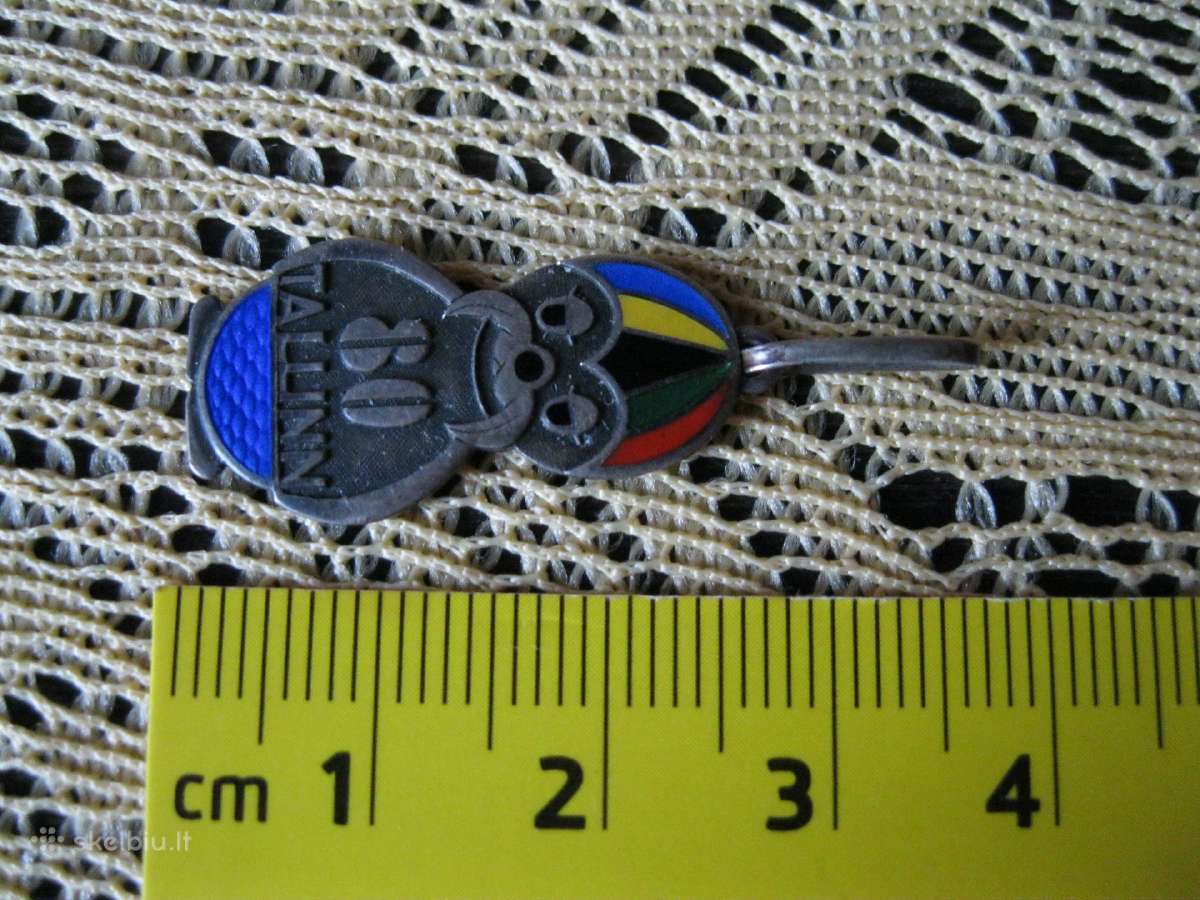 Olimpiada 80 Tallin Is Sidabro 916. Medalionas Su