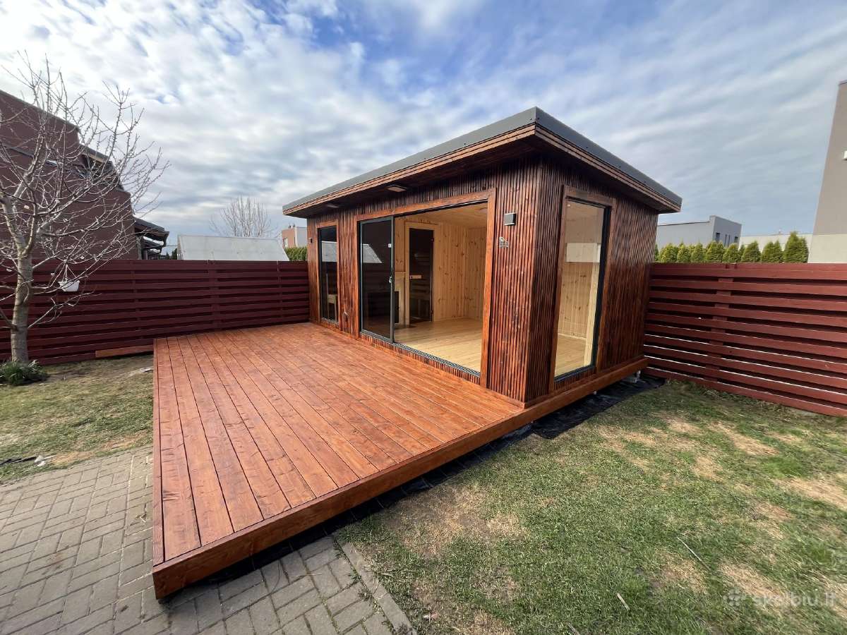 Pirtis sauna 6x3 su terasa - nuotraukos Nr. 2