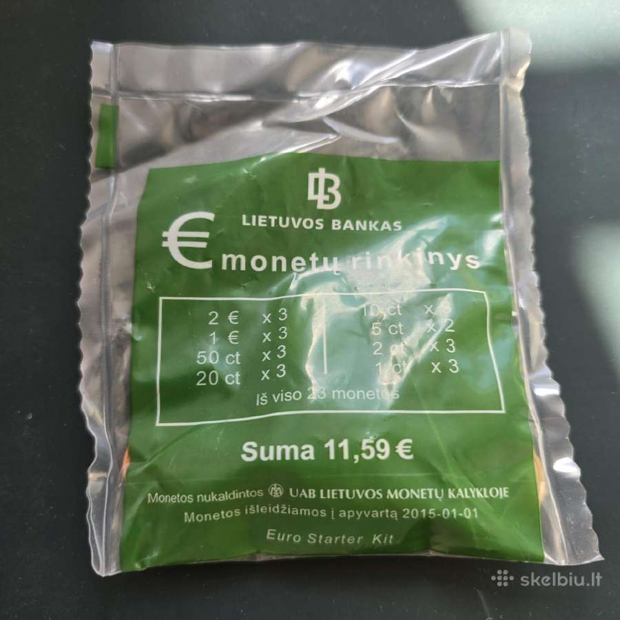 Lietuva 2015m Eurų startinis paketas