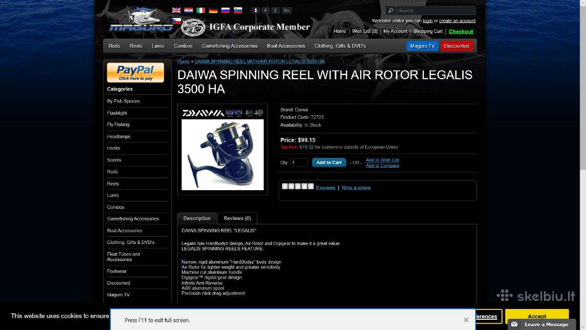 Daiwa feeder meškerės ir ritės. Daiwa Legals, Ninj