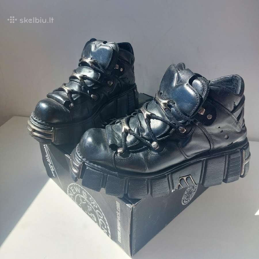 New Rock batai 46 dydis punk goth gothic metal