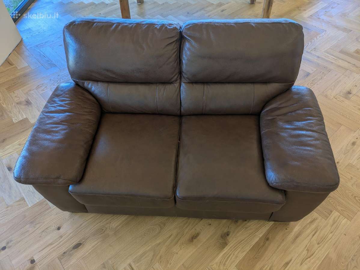 Odinė sofa - nuotraukos Nr. 2
