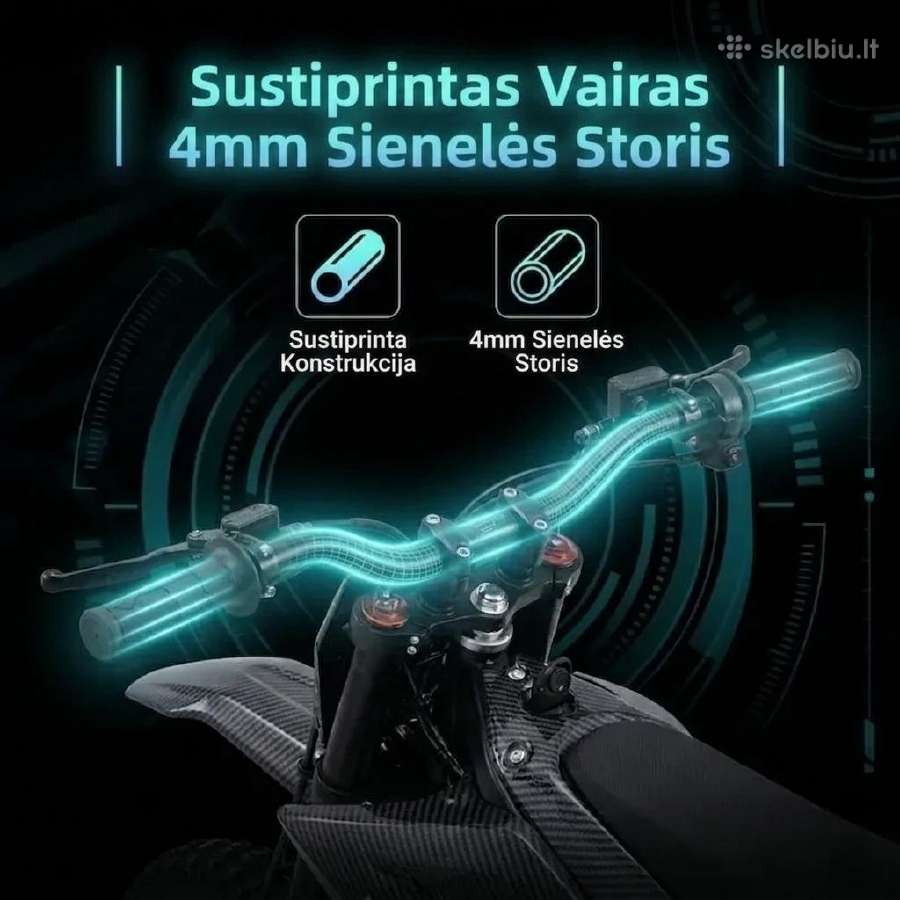 Elektrinis motociklas Valtinsu Em-5 48v 3400w - nuotraukos Nr. 10