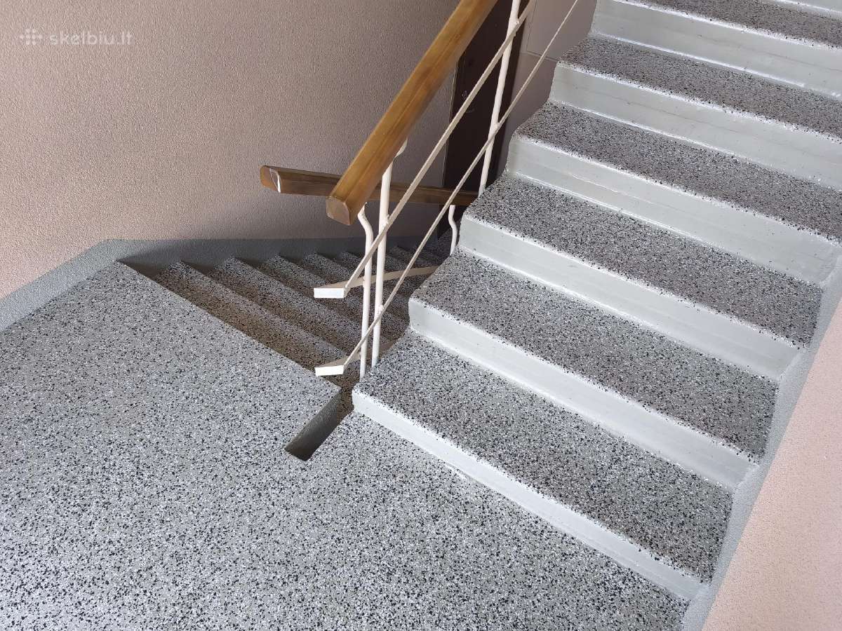 Daugiabučių laiptinių, garažų epoksidinis dažymas - nuotraukos Nr. 13