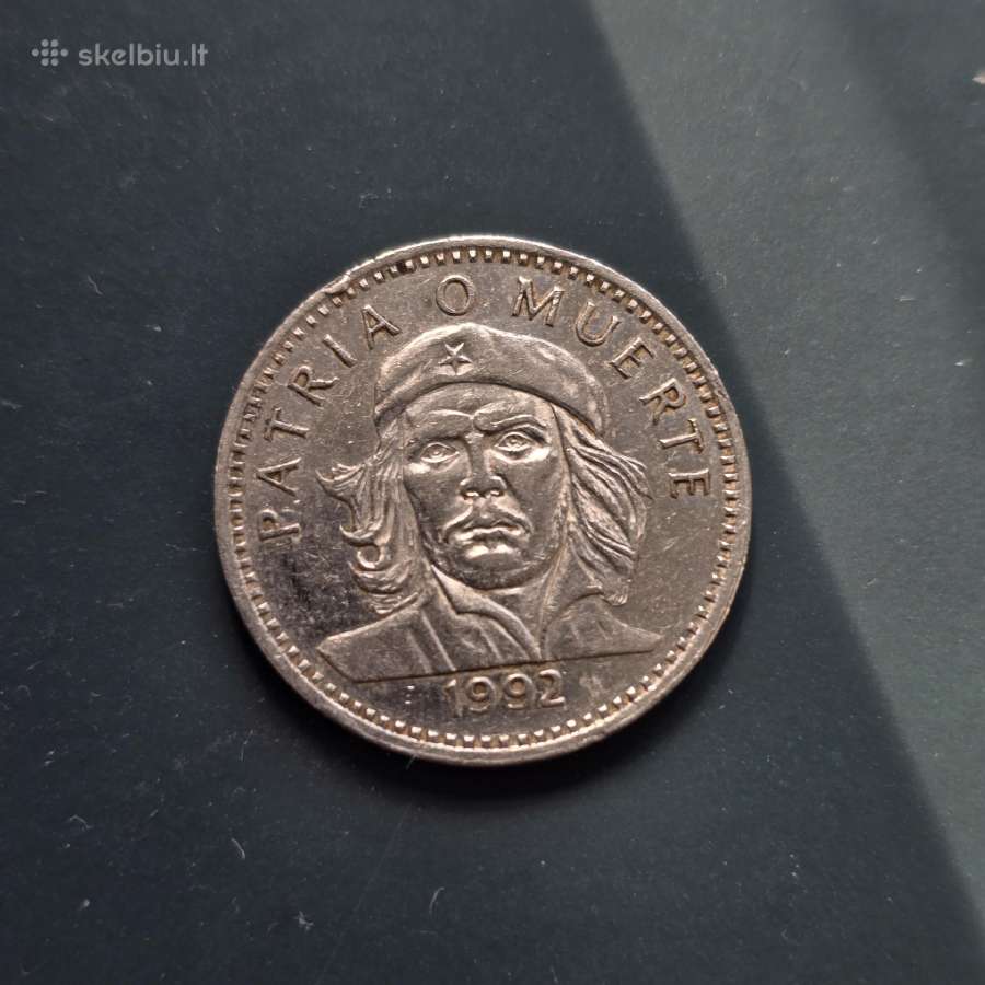 Kuba 1992 3 pesos Che Guevara iš apyvartos