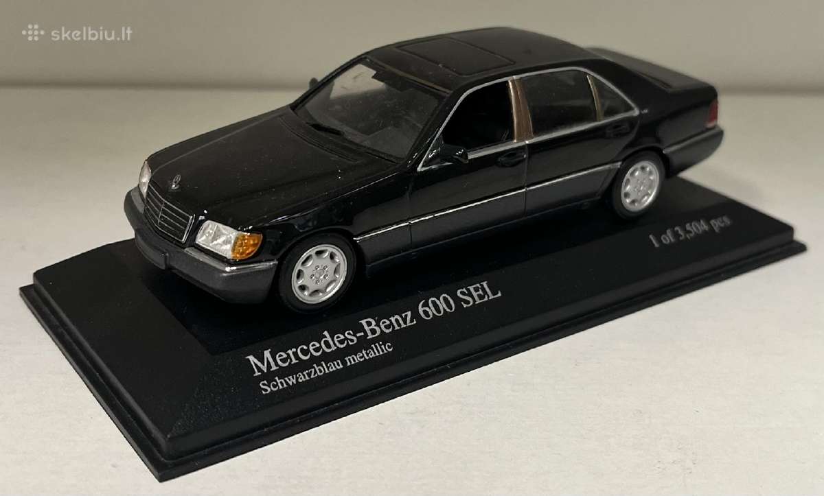 Kolekciniai modeliukai-mercedes Benz Sel 600