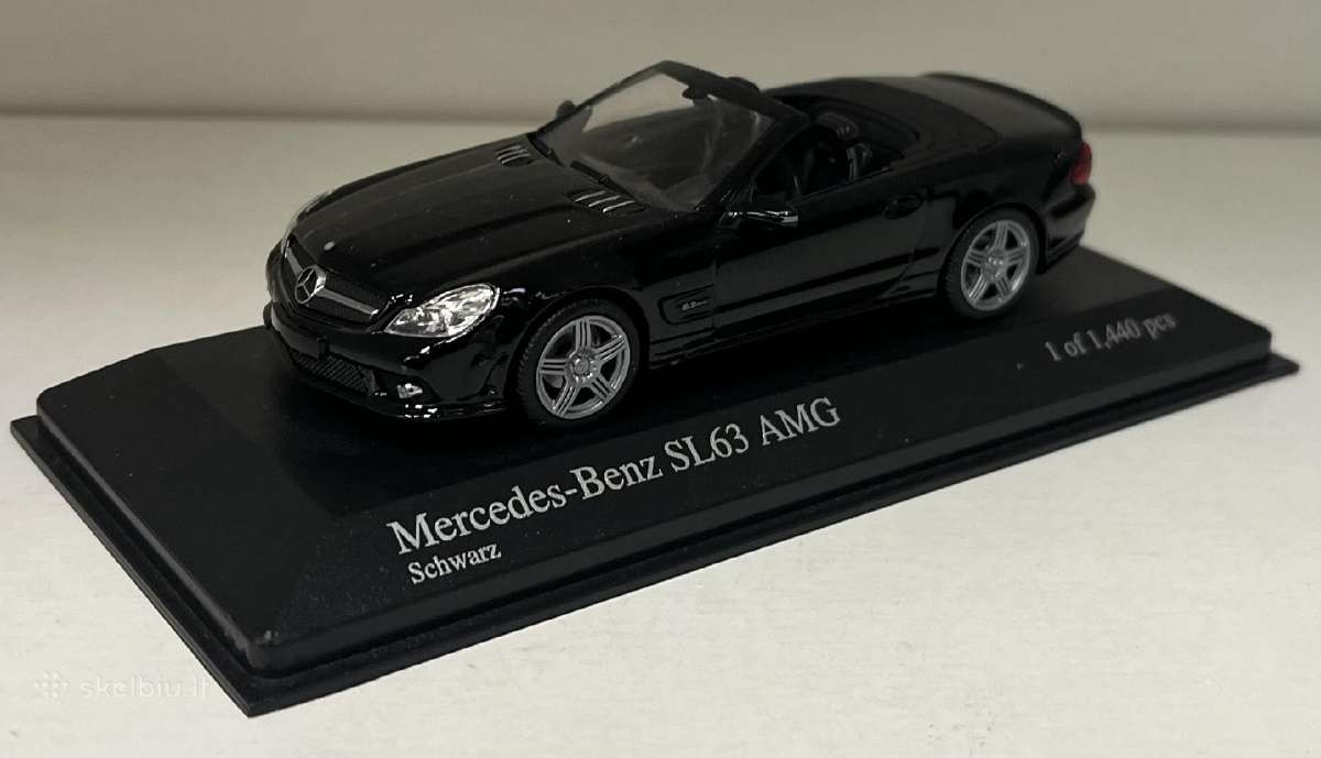 Kolekciniai modeliukai-mercedes Benz Sl63 Amg