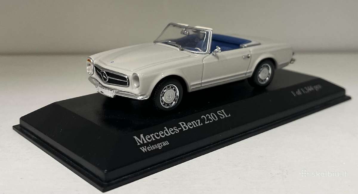 Kolekciniai modeliukai-mercedes Benz 230sl