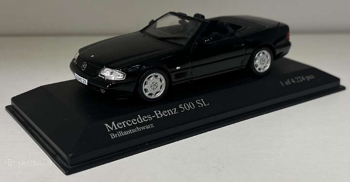 Kolekciniai modeliukai-mercedes Benz 500sl