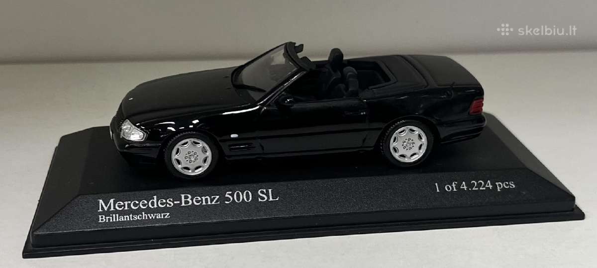 Kolekciniai modeliukai-mercedes Benz 500sl - nuotraukos Nr. 2