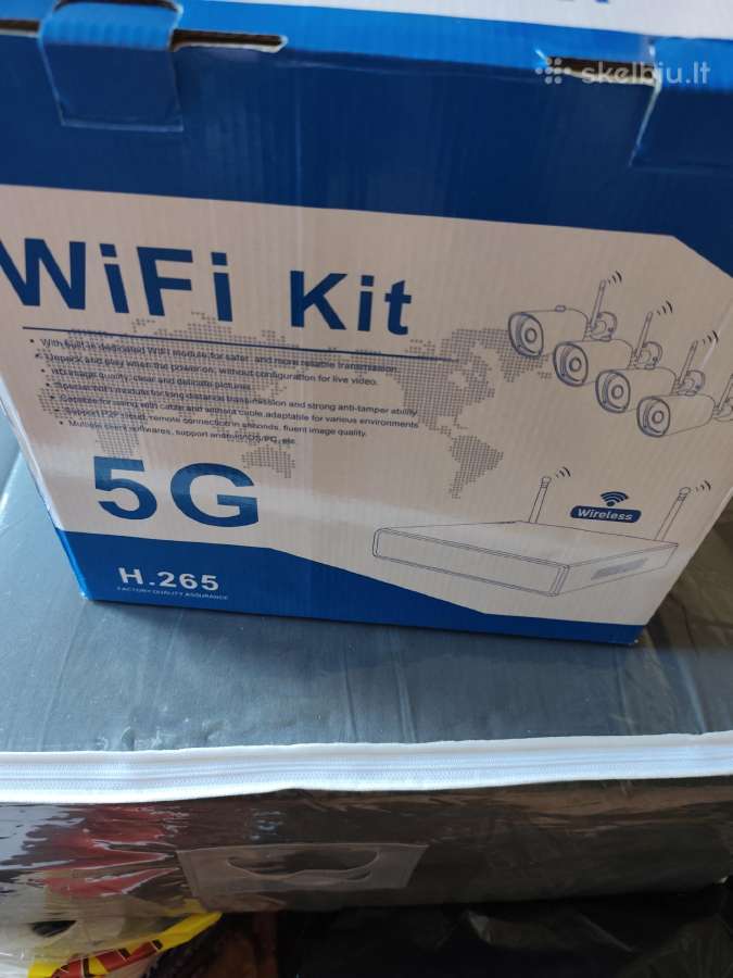 Vaizdo kameros su nvr Wi Fi