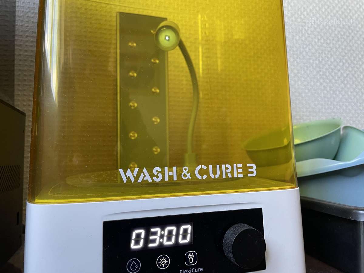 3D Spausdintuvas+wash&cure 3+įrankiai+apsaugos - nuotraukos Nr. 7