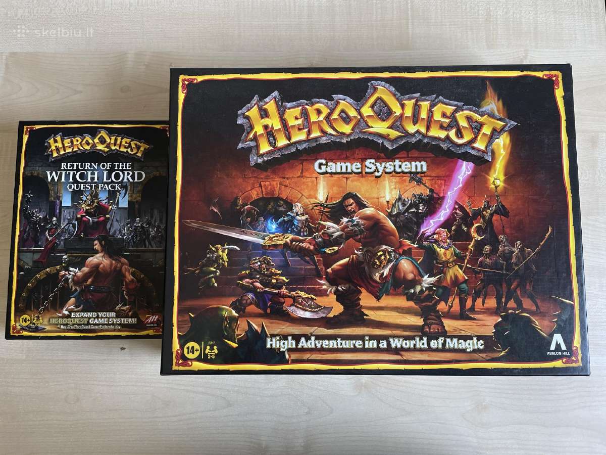 Hero Quest+papildinys (Stalo Žaidimas)