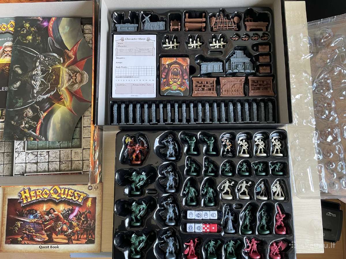 Hero Quest+papildinys (Stalo Žaidimas) - nuotraukos Nr. 4