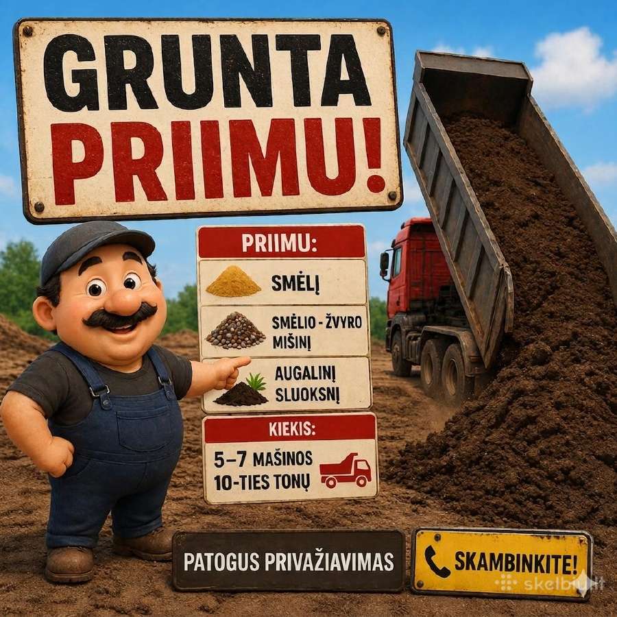 Priimsiu gruntą šalia Zujūnų